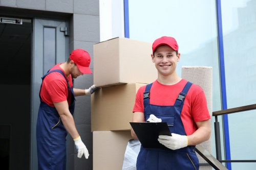 Removal van and moving team serving homes in Ruislip