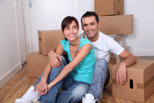 Local removals service planning access for a Ruislip property