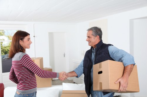 Careful packing and loading for an apartment move in Ruislip